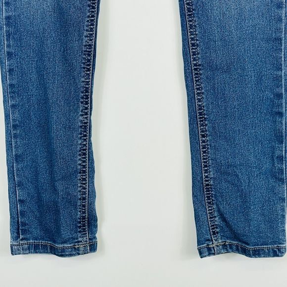 SILVER Lightly Distressed Sasha Skinny Straight Denim Jeans Sz 12 146 cm‎ Girls - Picture 3 of 8